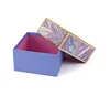 Pretty hot stamping foil paper gift boxes with lid for packaging
