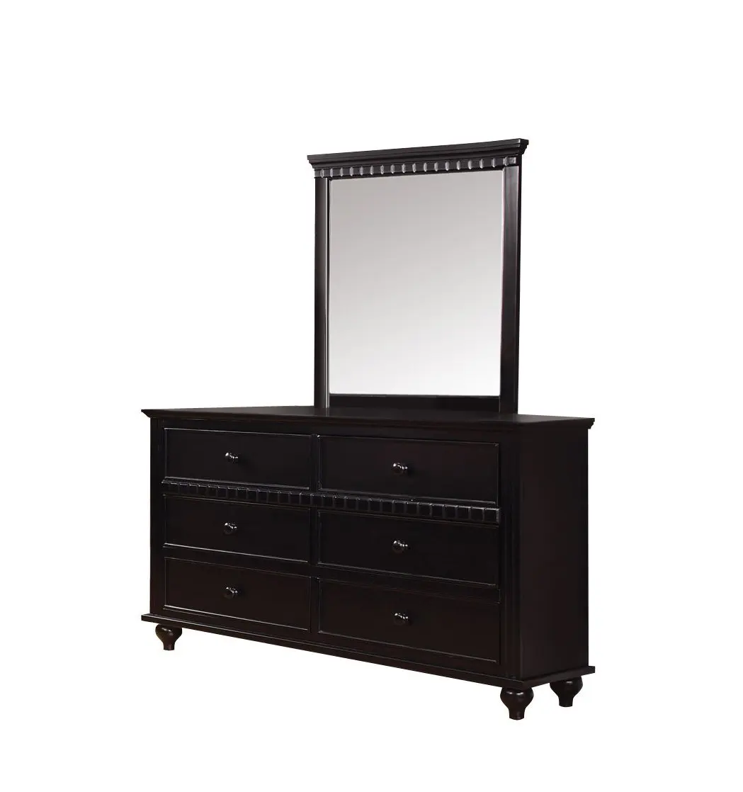 Cottage Style Dresser Find Deals On Get Quotations Furniture Of America Upton Black Cottage Style 2 Piece Dresser And Mirror Set