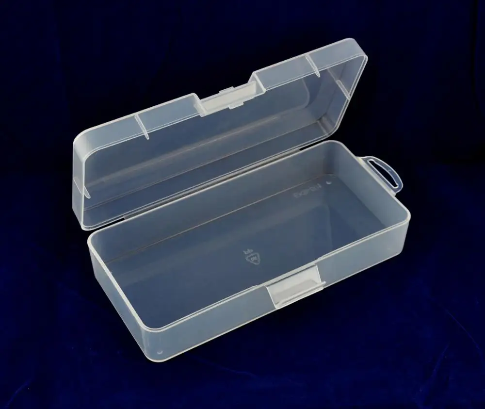 Small Transparent Pp Plastic Storage Cases Clear Square Display Cases