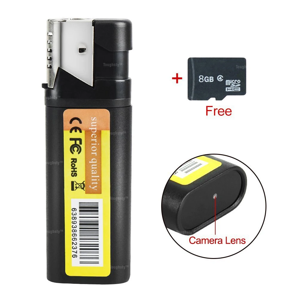 1080p Mini Portable Camera Lighter Video Recorder Portable Surveillance