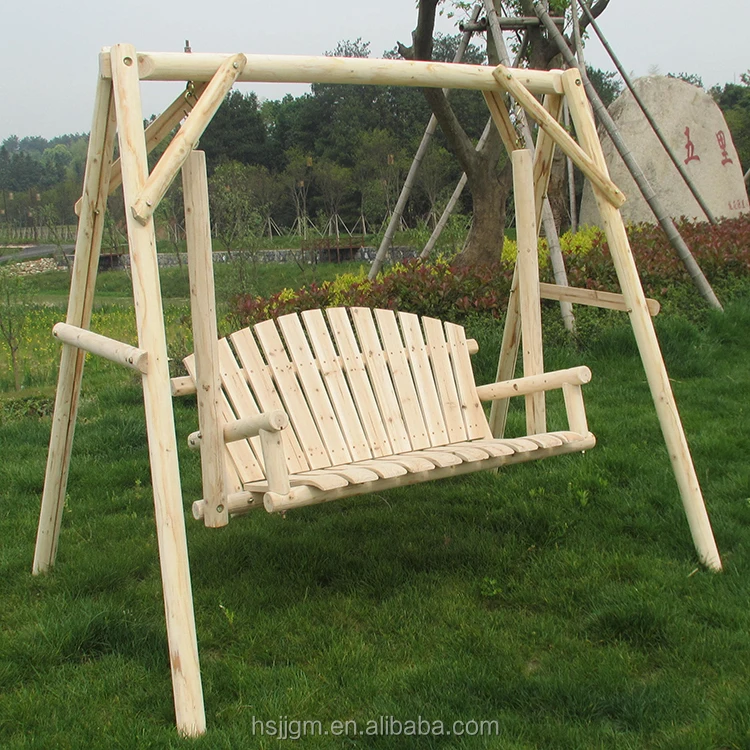 outdoor wooden swing sets for adults