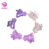 plastic flower printing customized colors hair claw set