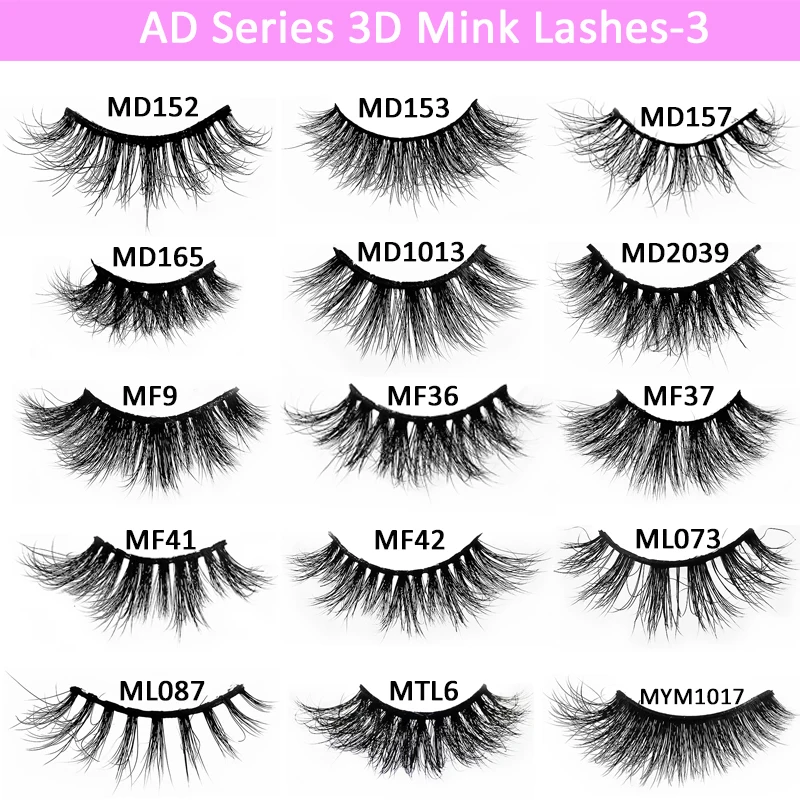 Real Mink Fur Crueltyfree Mink Eyelashes Private Label Dramatic