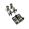 Right Angle Female PCB Mount BNC connector Four in Two Rows