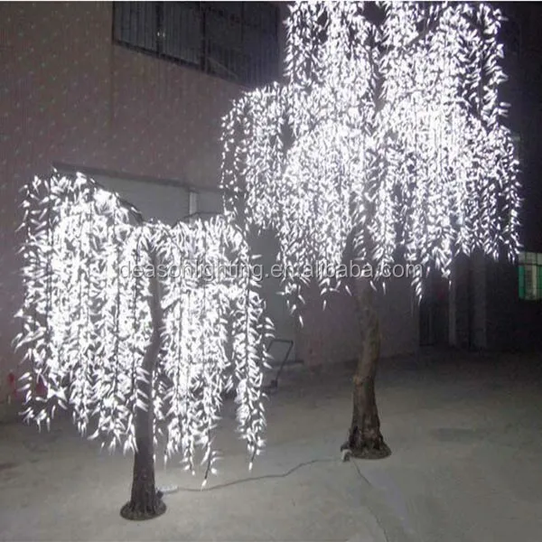 Artificial Weeping Willow Tree With Lights 