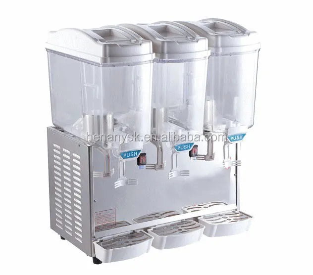PL-351A Refrigerator 3 Tanks Juice Cold Drink Dispenser Machine