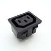Top quality ac connector c14 c13 inlet ac power inlet socket power inlet pdu c13 iec 320 c13 connector
