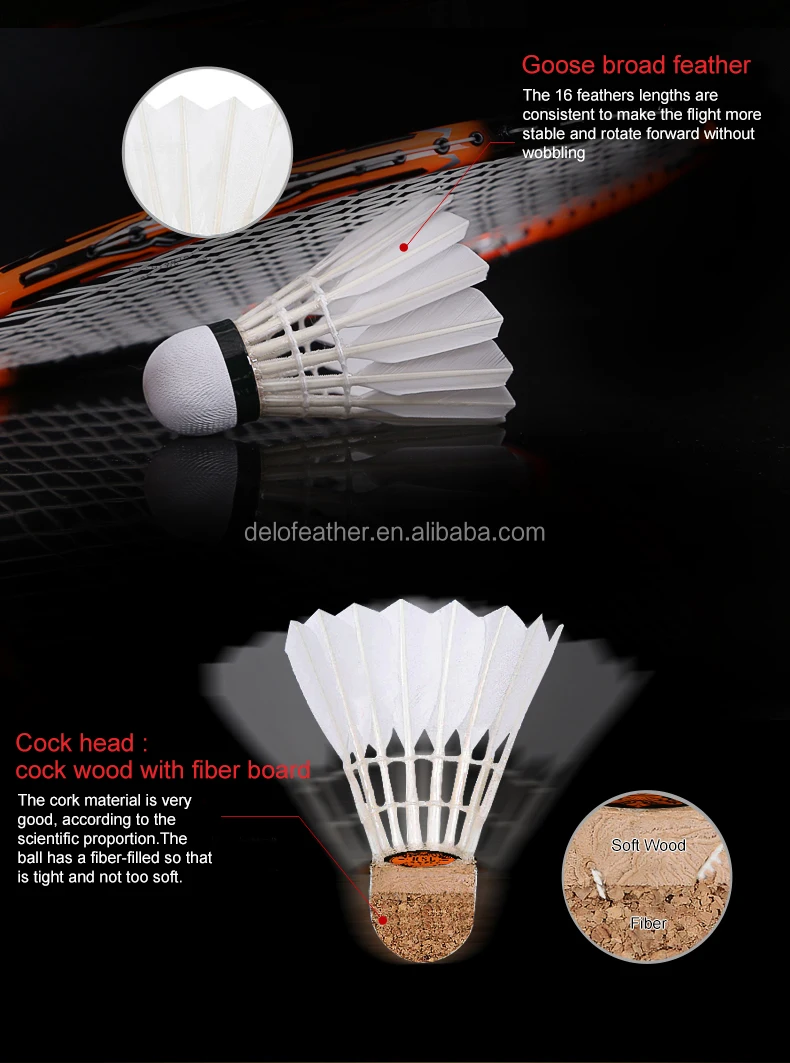 Badminton Shuttlecock Aeroplane Eg1130 Goose Feather Shuttlecock Buy