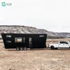 Travelman Hotel Use and Wooden Log Material Tiny House Plans on trailer