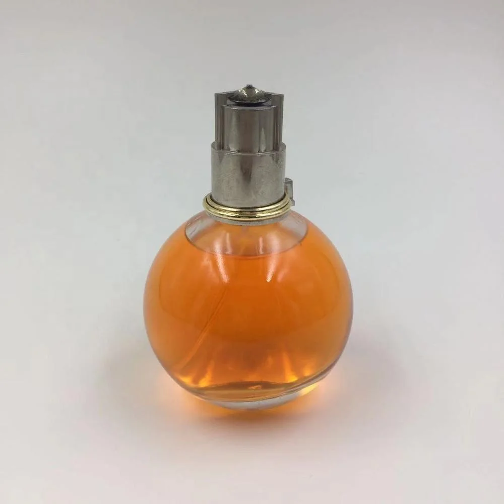 100毫升毫米圆形状的玻璃香水瓶泵喷雾器和保护盖