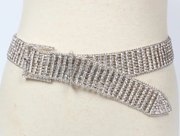 2018 New Fashion Woman Belt Luxury Blingbling Sparkle Diamonds Belts ...