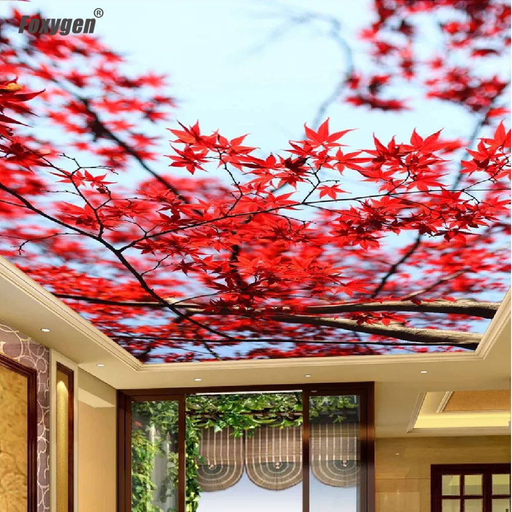 2020 Red Leave High Quality Soft Colorful Stretch Membrane Modern Decorative Acoustic Tile Pvc Ceiling Panel Buy Pvc Ceiling Panel Decorative Acoustic Ceiling Tiles High Quality Soft Colorful Pvc Stretch Ceiling Membrane Product