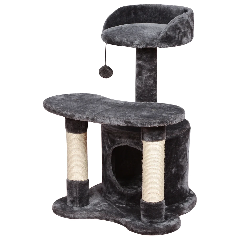 Wholesale Sisal Castle Modern Large Big Climbing Scratch Pet Scratcher Wood Condo Furniture Tower Cat Tree