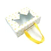 Custom Lovely Cardboard Flat Folding Gift Box For Children Magnetic Packaging Clear Window Box