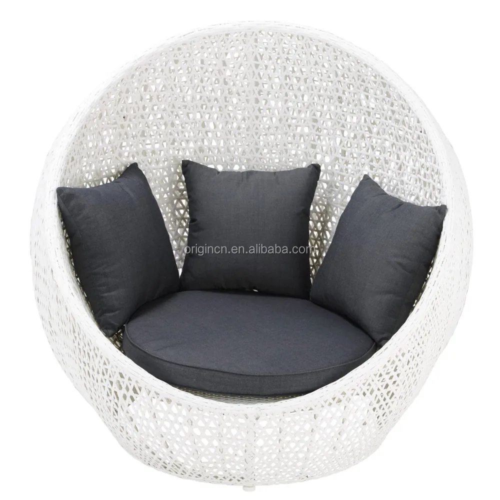 amusing outdoor relaxing furniture with white wicker woven balcony big  round chair  buy round chairchair outdoorwhite wicker chair product on