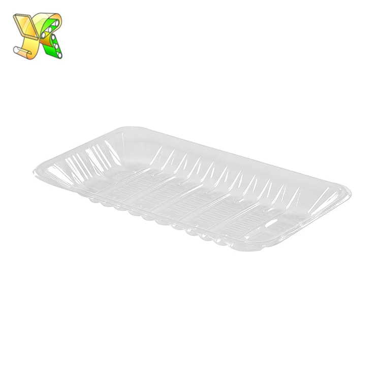 Biodegradable frozen meat tray food package blister disposable tray