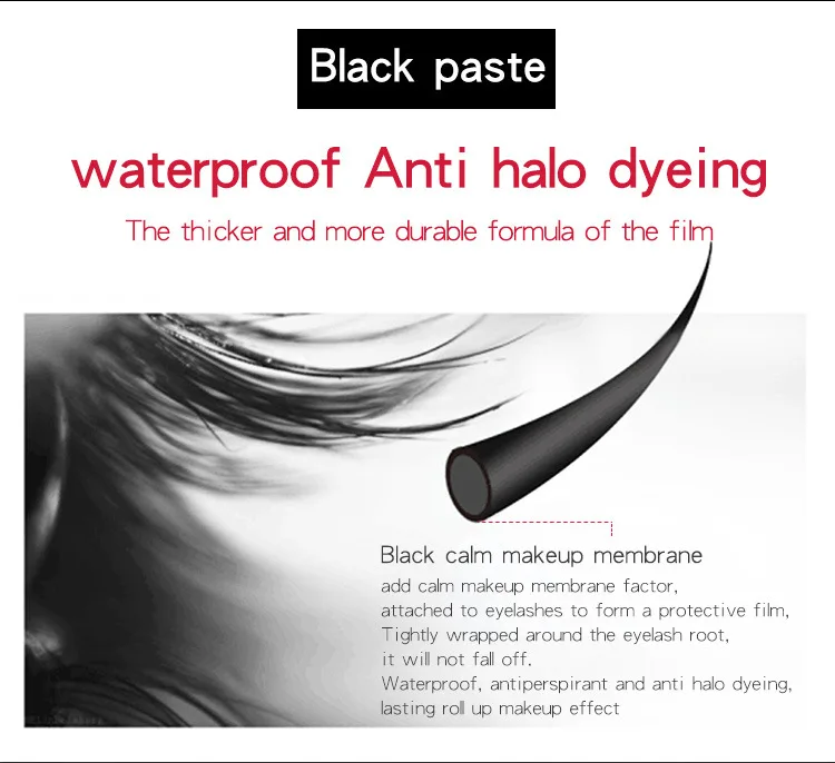 Hot Selling Eyelash Lengthening Quick Drying Long Lasting Waterproof 4D Fibre Mascara OEM