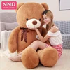 Niuniu Daddy 160cm Kawaii Bowknot Bear Toy Without Cotton Animal Ribbon Bear Lovely Giant Teddy Bear Plush Toy Peluches For Baby