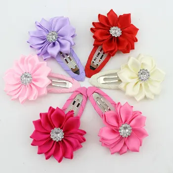 Cheap Girls Flower Princess Hair Clip Kids Korean Stylish Hair