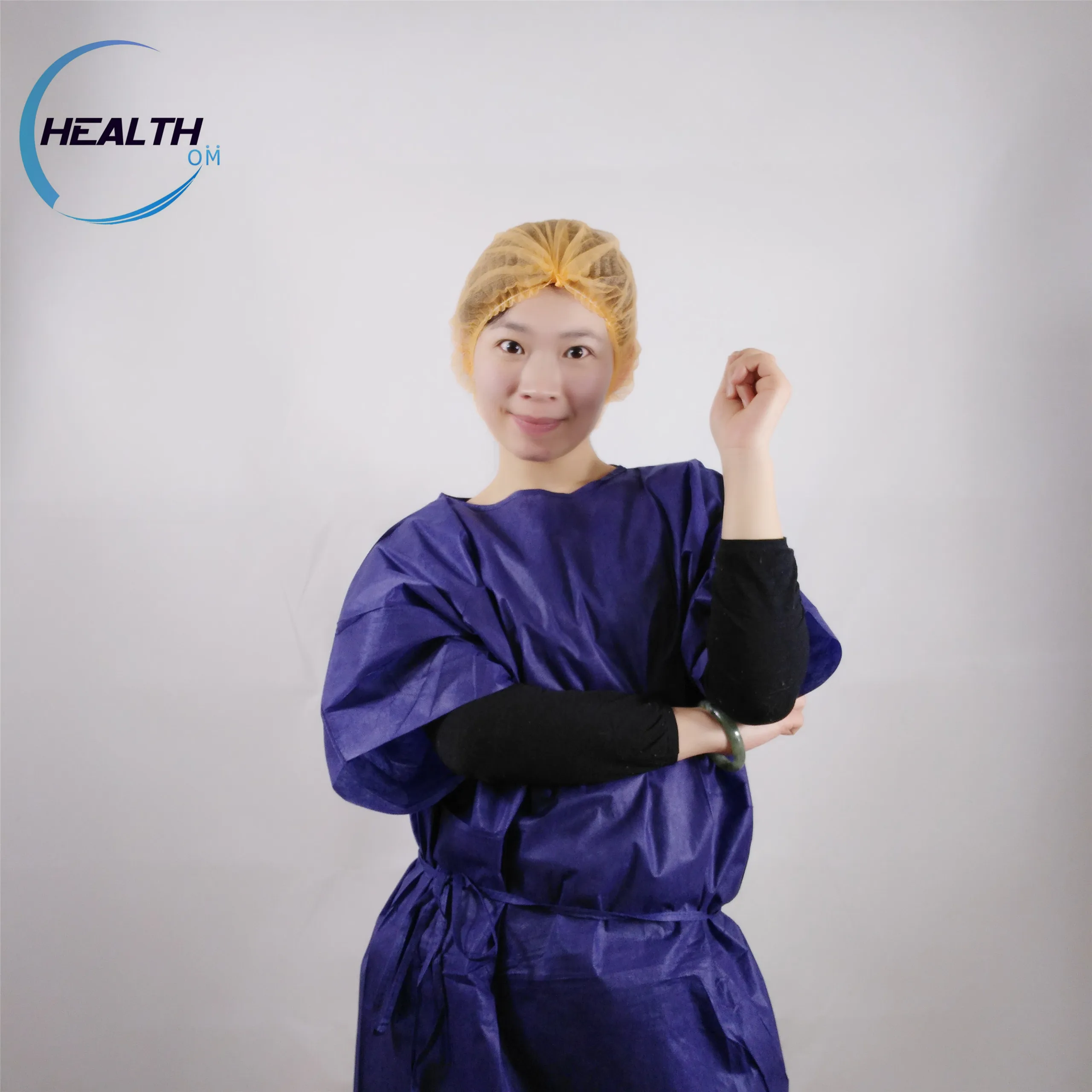 disposable medical nurse pajamas scrub suit patient gown