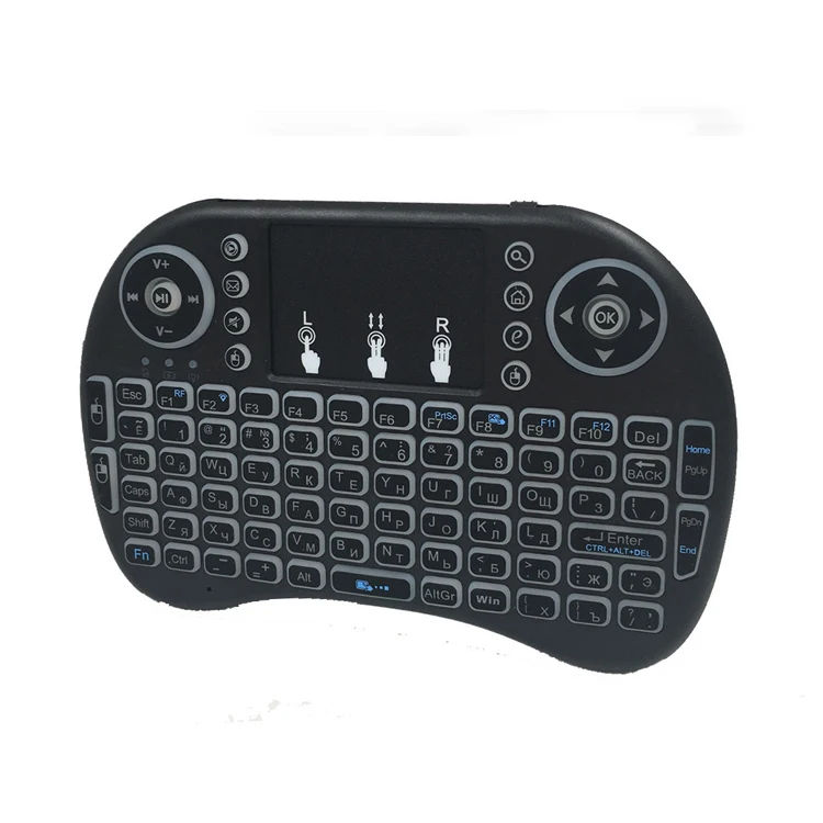 Led Multimedia Rechargeable Mini Wireless Mouse And Keyboard - Buy