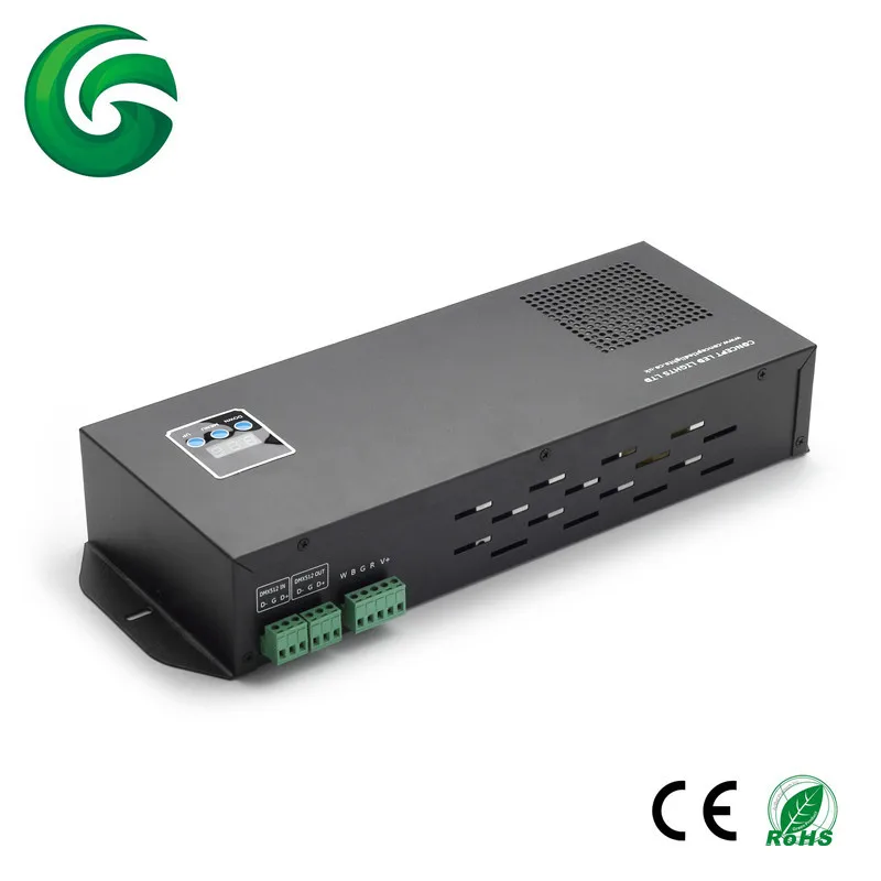 Ac100240v Maestro Dmx Controlador Rgb Rgbw Led Decodificador Dmx512