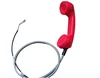 Vandal Resistant Rugged Telephone System Industrial Handset IP Intercom Handset
