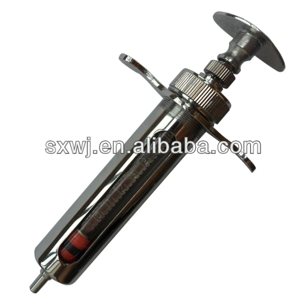 animal medicine injection Metal syringe.JPG