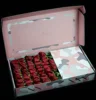 Rectangular corrugated board made flower hat shipping box with insert