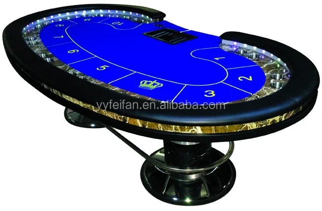 used casino poker table