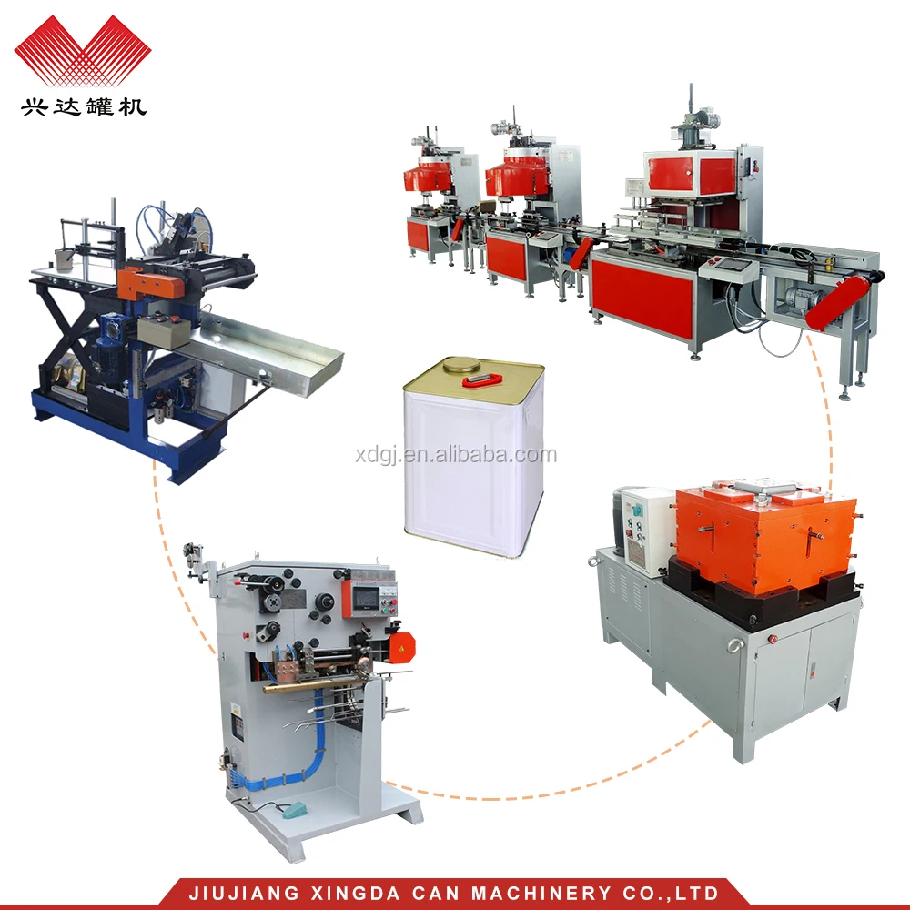 Metal Round Rectangular Spray Three Piece Conical Paint Tin Can Making