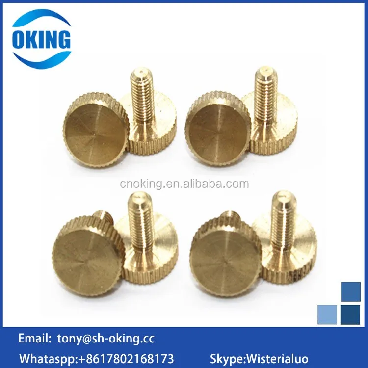 Slotted Knurled M3 Thumb Screw Brass Buy Thumb Screw,Slotted Knurled