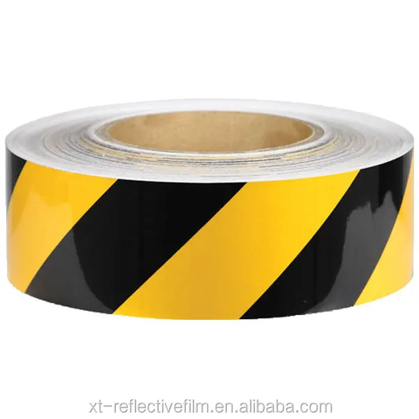 Self Adhesive Chevrons Reflective 30cmx20cm Sticker Black/Yellow 