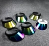 Electroplating UV Protection Air Top Summer Sun Visor Hat Beach Riding Tourist Sun Visor Hat Cap Anti ultraviolet UPF 50+