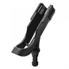 CNC Machine Milling Aluminum6061 Black Anodize Marine Boat Adjustable Rod Holder