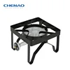 Square range heavy cast iron burner stove bbq camping high pressure gas cooker