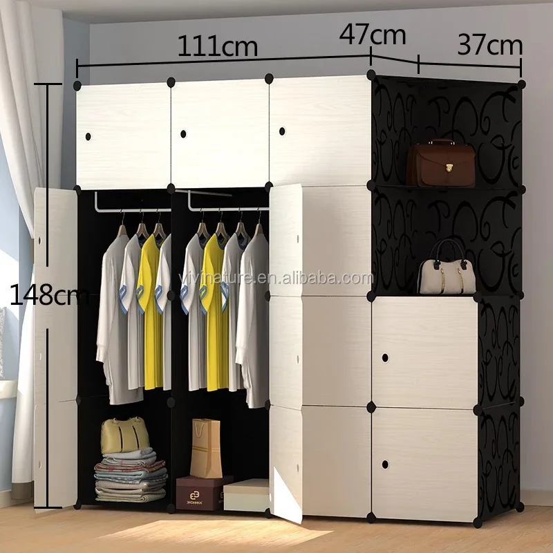 Diy Portable Modular Wardrobe Closet Storage Organizer Space