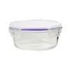 Round Square borosilicate glass vacuum Original airtight cereal container food storage containers - BPA Free