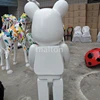 Wholesale cartoon character design fiberglass bearbrick display case statue