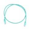 Aqua color 10G copper Ethernet Cable cat6 3M UTP patch cord suppliers