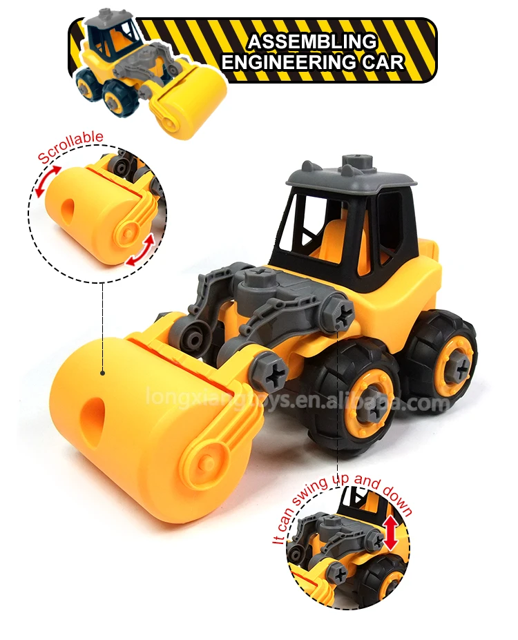 Funny Build Block Bricks Diy Toys Assemble Truck Car Blocks Diy Car Kit