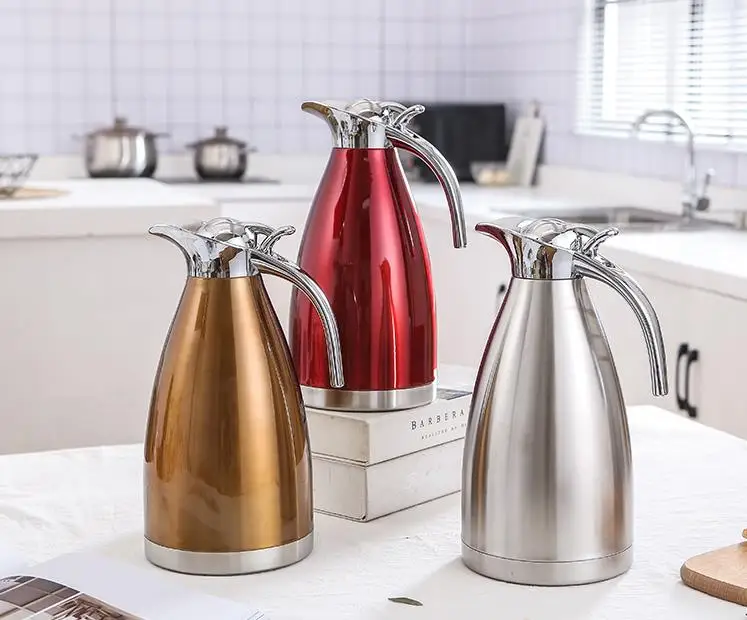 2l Stainless Steel Double Walled Vacuum Insulated Carafe Quality ...