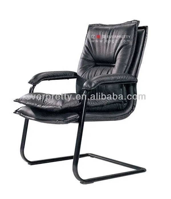 Middle Back Leather Office Chairs Without Wheels Ey59c Buy Office