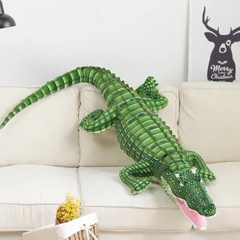large stuffed alligator