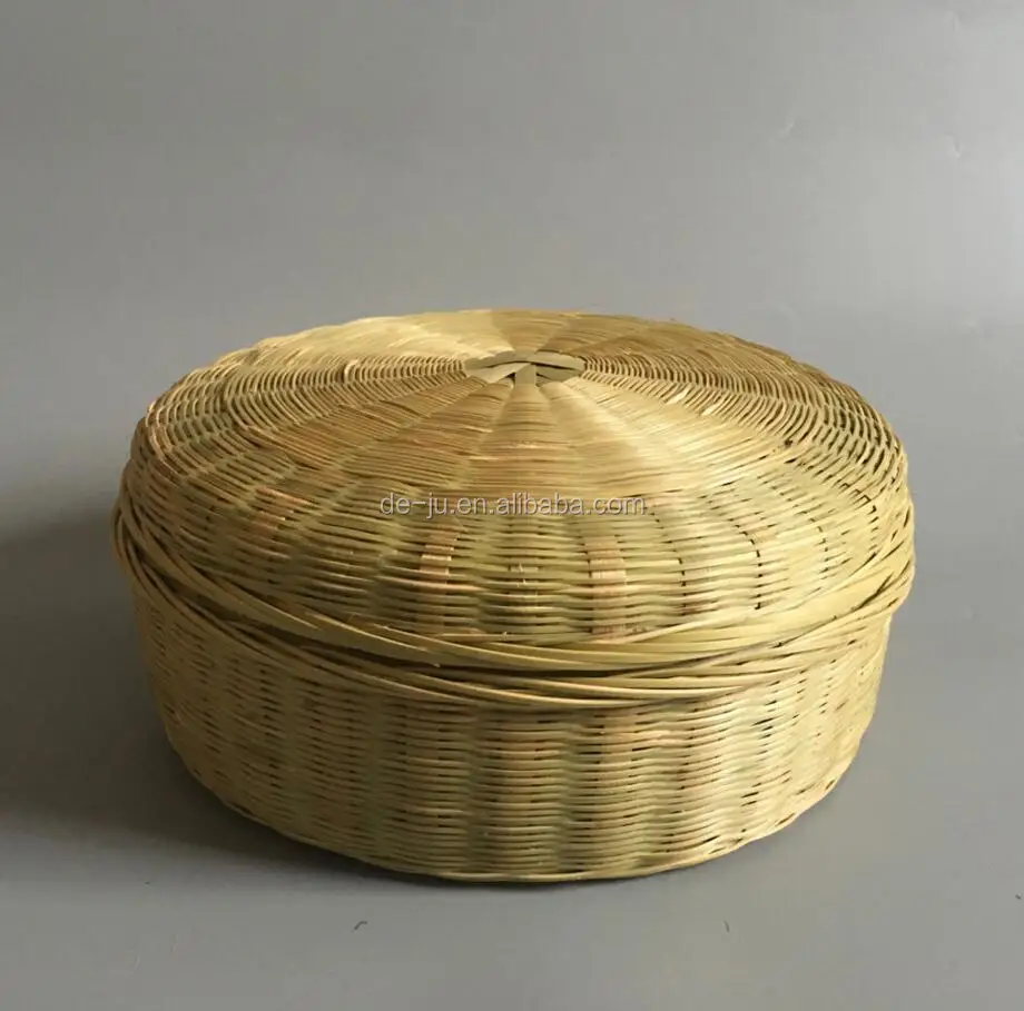 Handcrafted Natural Bamboo Container With Lid Buy Bamboo Container