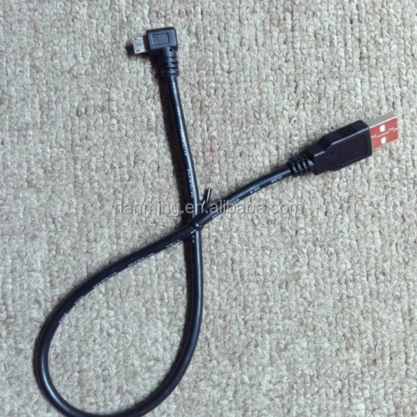 Micro USB Cable Type A Male to Right Angle Micro B Male - ANKUX.COM
