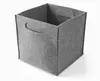 China Wholesale Stackable Organizing Toy Kitchen Small Felt Fabric Cube Basket Felt Storage Bin