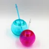 new design shape enviroment clear plastic disco ball cup for drinking