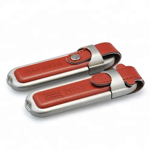 OEM New Leather USB Flash drive Leather USB Memory with Customer 's LOGO - ANKUX.COM