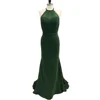 Suzhou customized no MOQ top high quality bridesmaid dresses evening dress long green real pictures